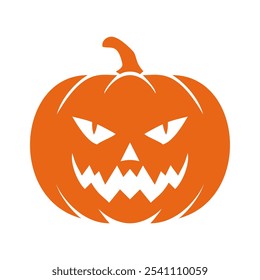 Halloween pumpkin isolated on white background