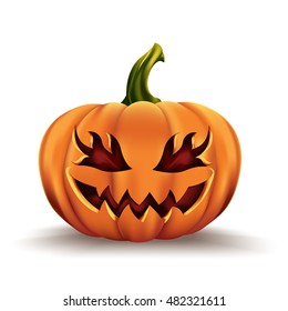 Halloween Pumpkin isolated on white background