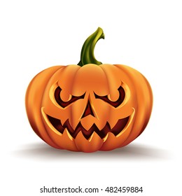 Halloween Pumpkin isolated on white background