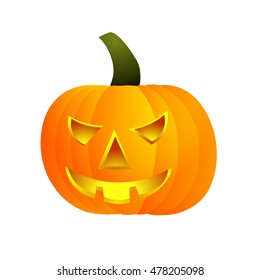 Halloween pumpkin - Jack lamp. Ancient holiday. Vector illustration