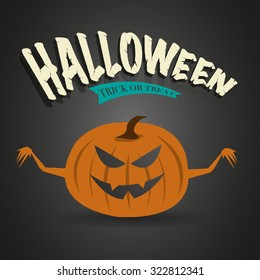 Halloween pumpkin jack lantern