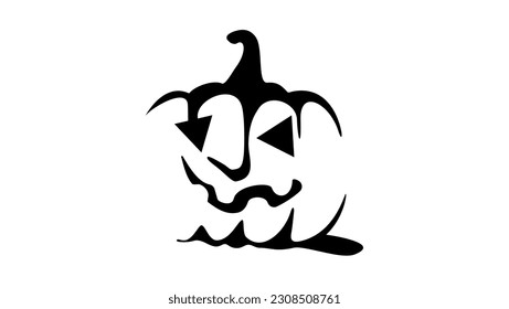 Calabaza de Halloween, linterna Jack-o', vector de alta calidad