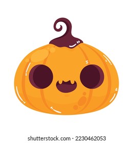 halloween pumpkin kawaii style icon