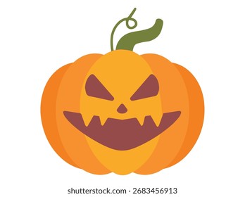 Ilustración de fondo de linterna de calabaza de Halloween