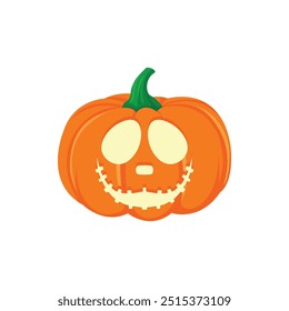 Halloween Pumpkin Lantern Vector Illustration