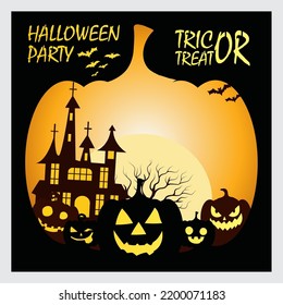 Halloween Kürbis-Papierschnitt