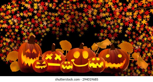 Halloween pumpkin maple