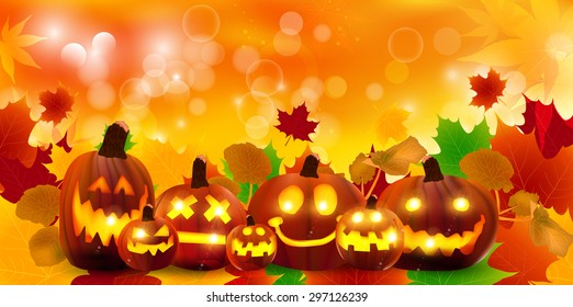 Halloween pumpkin maple