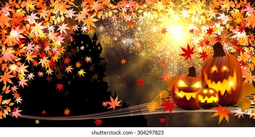 Halloween pumpkin maple