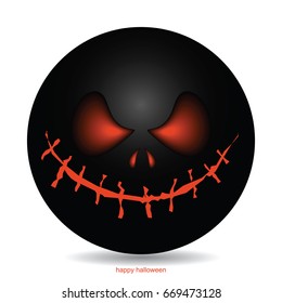 Halloween Pumpkin Mask Background.
