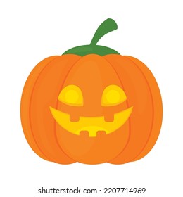 halloween pumpkin on white background