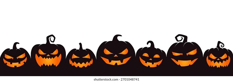 halloween pumpkin on white background