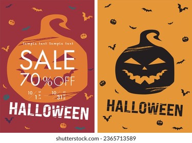 halloween and pumpkin party 03.
flyer brochure cover template.Edit elements such as titles and images according to the purpose, and use them in combination.