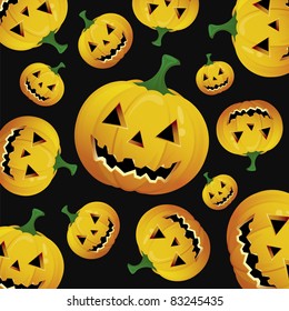 Halloween pumpkin pattern