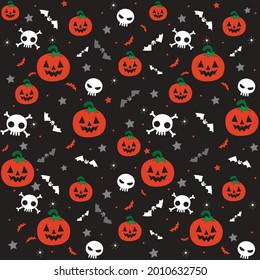 Halloween pumpkin Patterns, orange pumpkin, Pumpkin Backgrounds, Halloween Love Cards Vector Stock  Illustration.