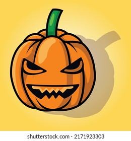 Halloween pumpkin pictures that look spooky and funny