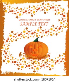 halloween pumpkin poster