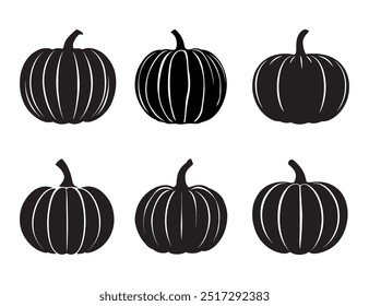  Halloween pumpkin print template typography design for vector file.