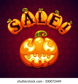 Halloween Pumpkin Sale Banner