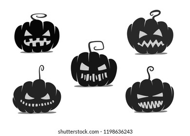 Halloween pumpkin set