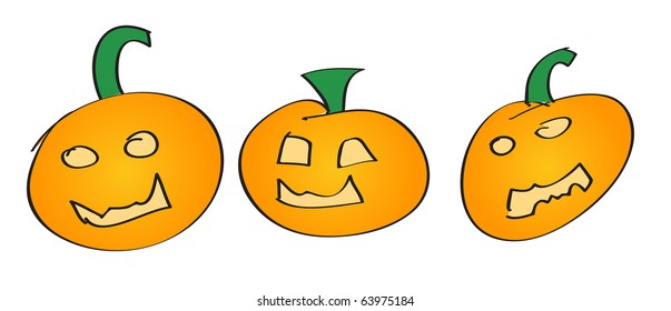 Halloween Pumpkin Set