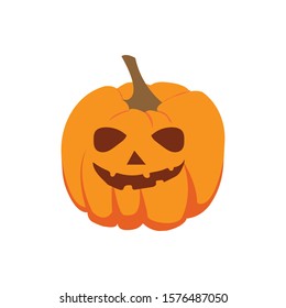 Halloween Pumpkin simple illustration clip art vector