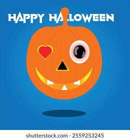 halloween  pumpkin smiling vector illustration design clean unique latest 2024