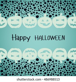 Halloween pumpkin with space for text