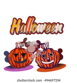 Halloween Pumpkin for sticker