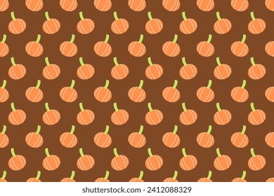 Halloween pumpkin surface pattern design