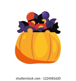 halloween pumpkin sweet candies decoration