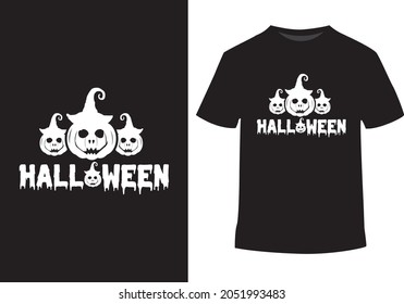 Halloween pumpkin t shirt design for 2021