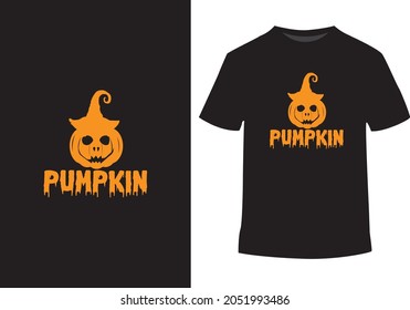 Halloween pumpkin t shirt design for 2021