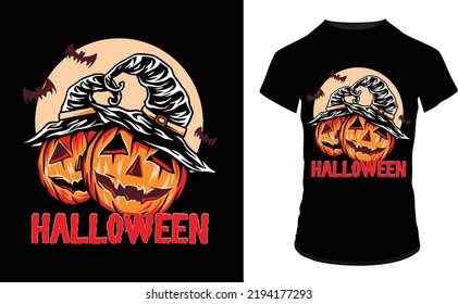 halloween pumpkin t shirt design