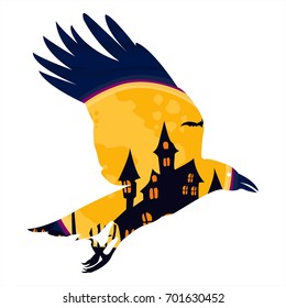halloween pumpkin theme art vector