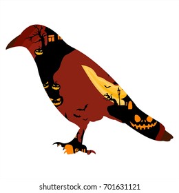 halloween pumpkin theme art vector