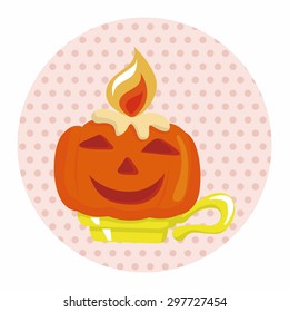 Halloween pumpkin theme elements