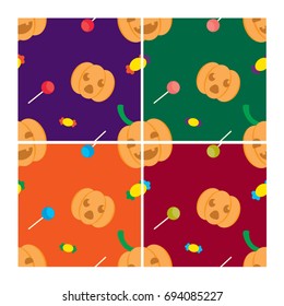 Halloween Pumpkin Tile