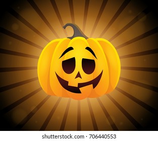 Halloween pumpkin topic image 2 - eps10 vector illustration.