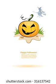 Halloween pumpkin. Vector