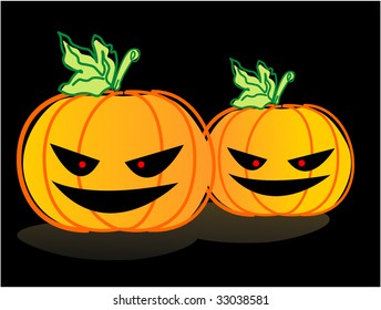 halloween pumpkin Vector