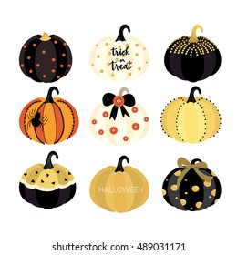 Halloween pumpkin vector 