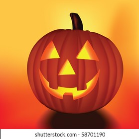 Halloween pumpkin. Vector