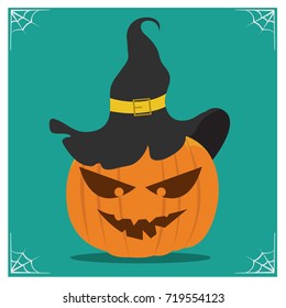 Halloween pumpkin vector