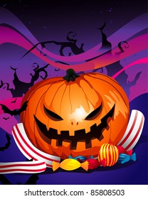 halloween pumpkin vector