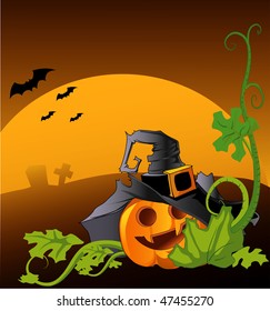 halloween pumpkin vector art