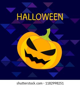 Halloween pumpkin vector background