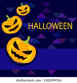 Halloween pumpkin vector background Halloween pumpkin vector background