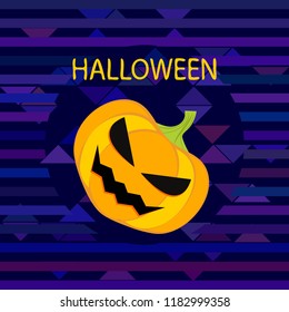 Halloween pumpkin vector background