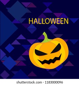 Halloween pumpkin vector background